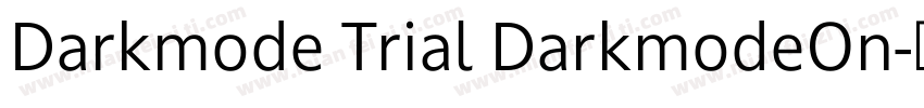 Darkmode Trial DarkmodeOn字体转换